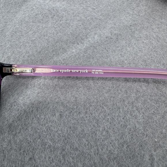 Kate Spade Briella HKZ 140 Eyeglasses Frames Purple Tortoise Womens w/ Case - Picture 8 of 8